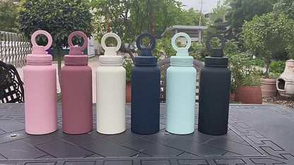 Telepathy Customizable Water Bottle with Magnetic Phone Holder